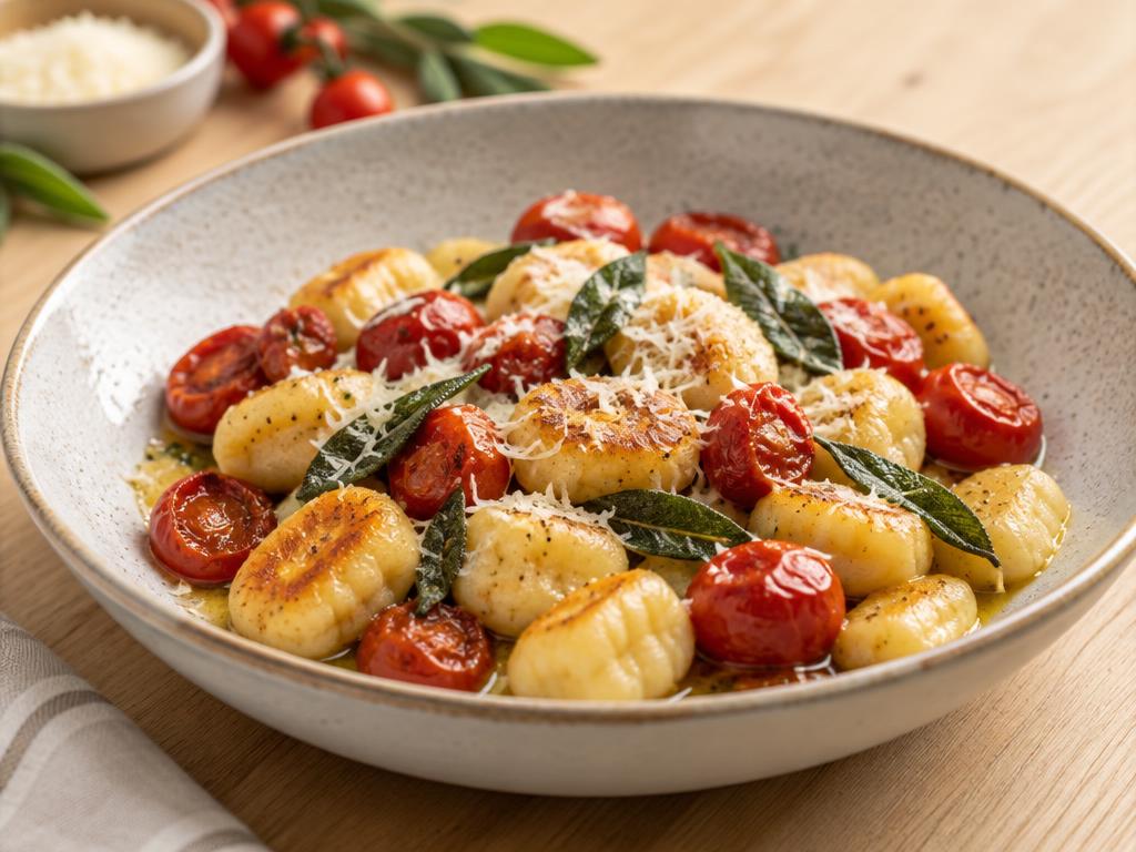 Gnocchi mit Kirschtomaten und Salbei