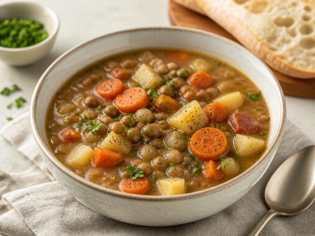 Linsensuppe