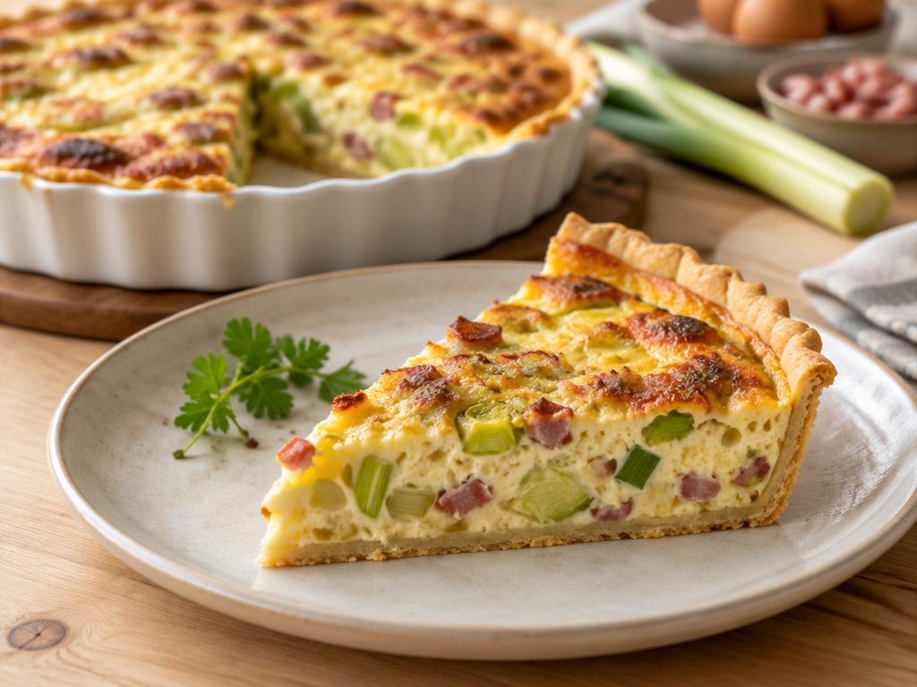 Quiche Lorraine mit Lauch
