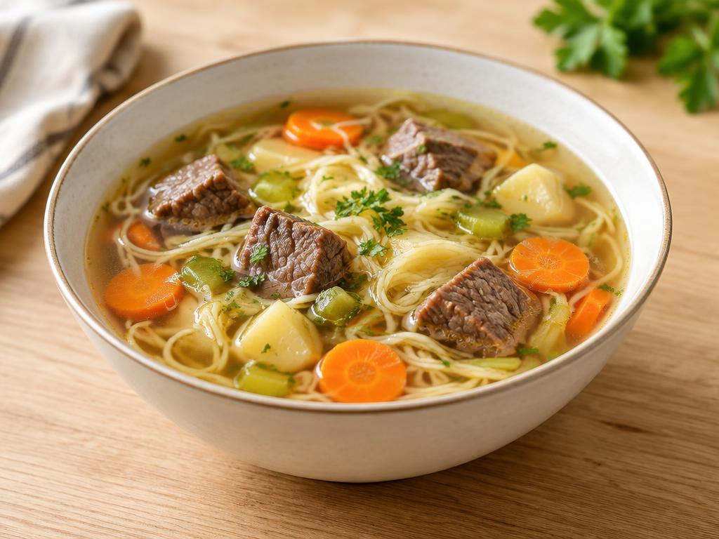 Rindersuppe